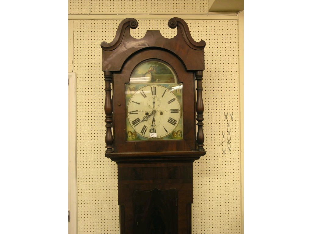 Appraisal: A George IV mahogany eight-day longcase clock by George Steele