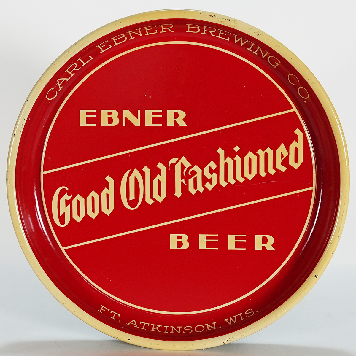 Appraisal: Carl Ebner Good Old Fashioned Beer TrayReference n aBrewery Carl