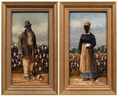 Appraisal: Pair William Aiken Walker paintings Charleston South Carolina - male