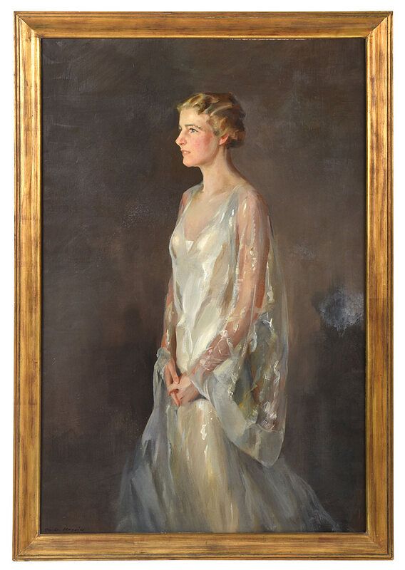 Appraisal: Ben Ali Haggin New York - Portrait of Ellen H