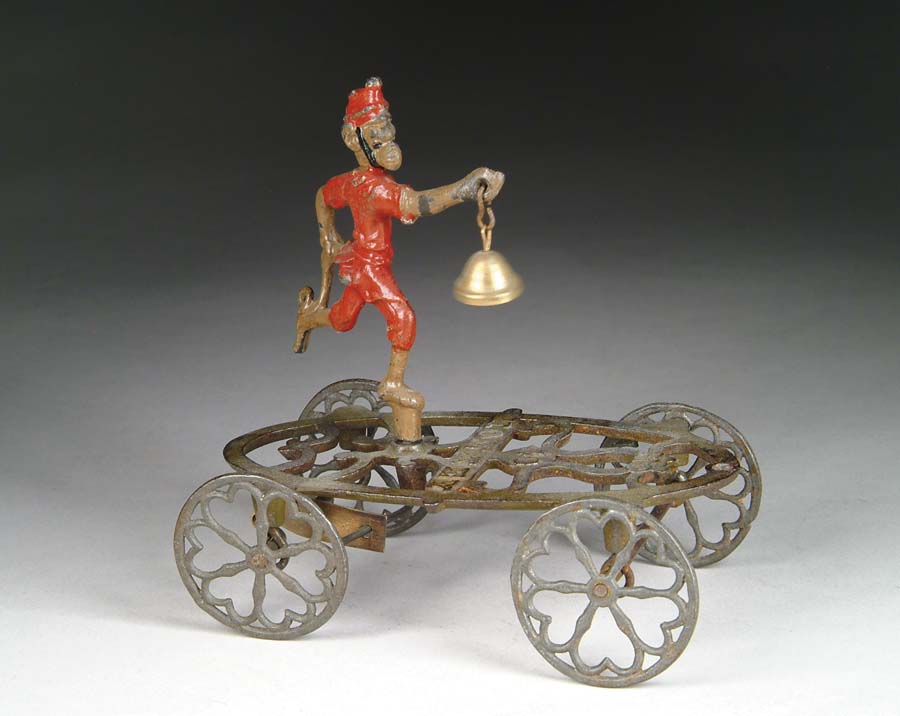 Appraisal: RUNNING MONKEY BELL RINGER Manufactured by The Gong Bell Co