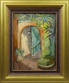 Appraisal: Alberta Kinsey - New Orleans Brulatour Courtyard th c oil