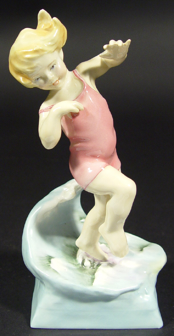 Appraisal: Royal Worcester china figurine 'July' modelled by F G Doughty