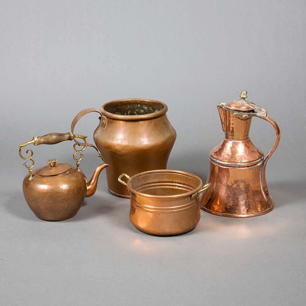 Appraisal: Group of Copper Kitchen Articles Approximately eleven piece