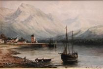 Appraisal: Milton Drinkwater British th Century Watercolor on paper a harbor