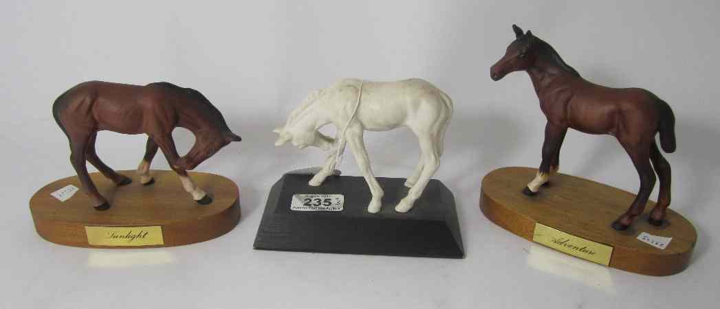 Appraisal: Beswick Sunlight in Brown and in White and a Beswick