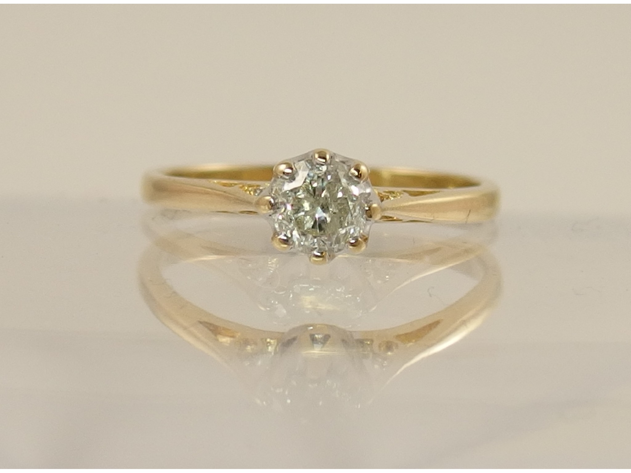 Appraisal: An ct diamond solitaire ring of approx cts