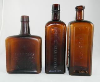 Appraisal: Bitters- amber- rectangular marked 'Dr Harter's Wild Cherry Bitters St