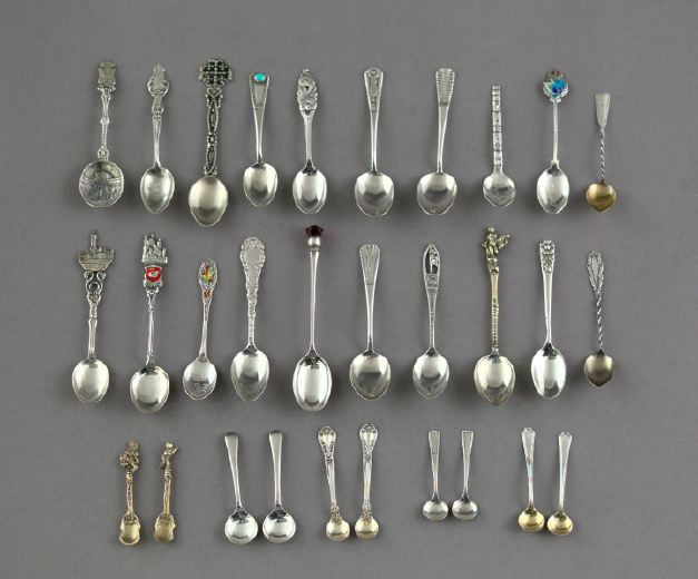 Appraisal: Collection of Thirty Spoons consisting of nine American English Norwegian