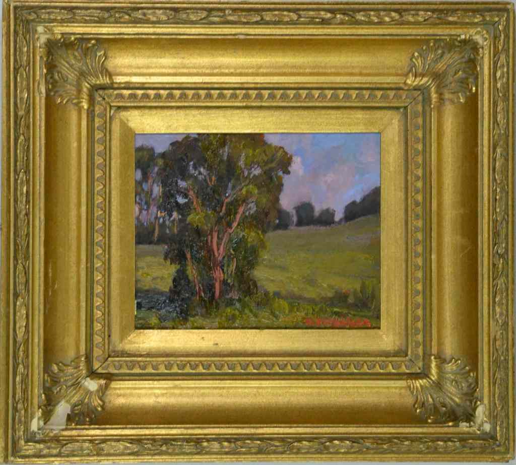 Appraisal: Dan Persinger Oil Painting On BoardDepicting a California landscape with