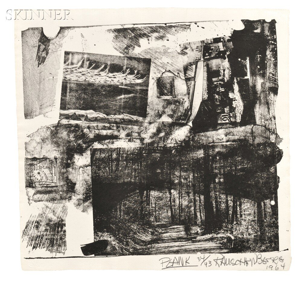 Appraisal: Robert Rauschenberg American - Twelve Works from XXXIV DRAWINGS FOR