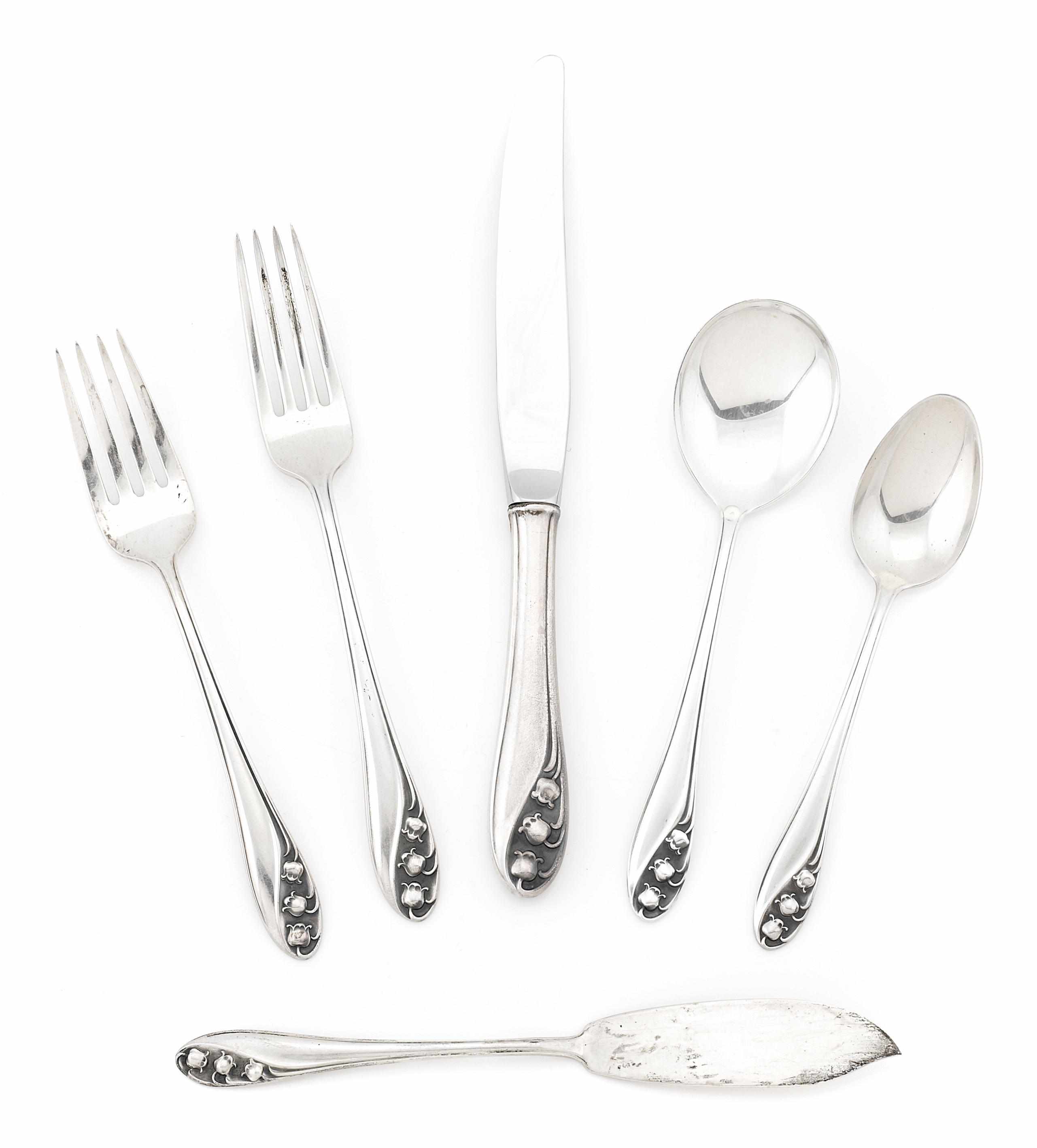 Appraisal: An American sterling silver flatware service for twelve Gorham Mfg