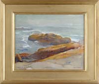 Appraisal: ALICE KENT STODDARD American - MONHEGAN LEDGES Oil on canvas