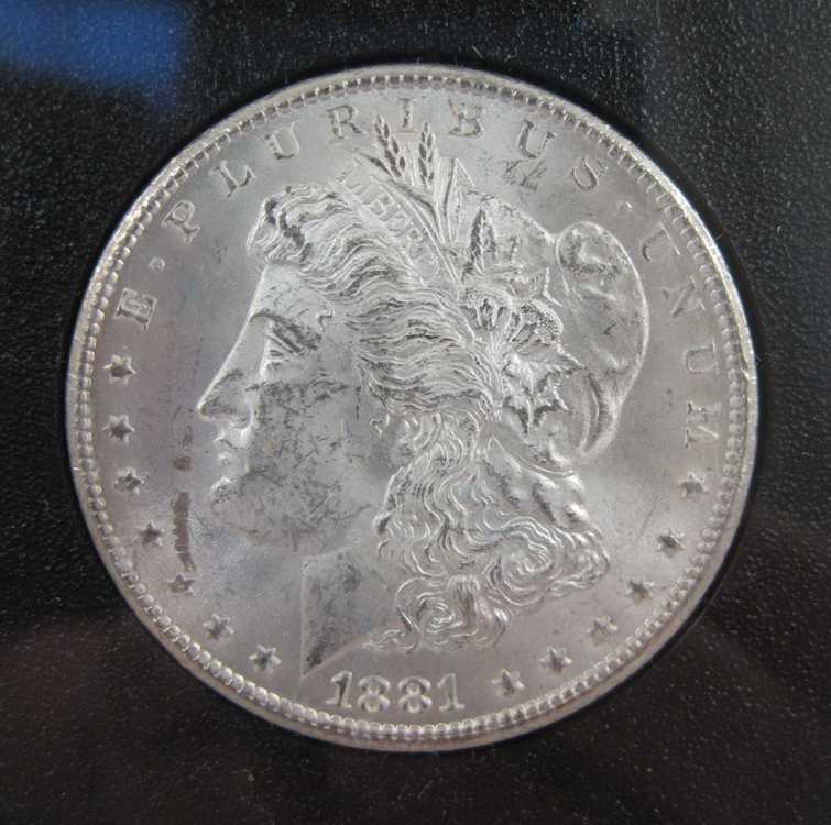 Appraisal: U S CARSON CITY SILVER MORGAN DOLLAR -CC cased