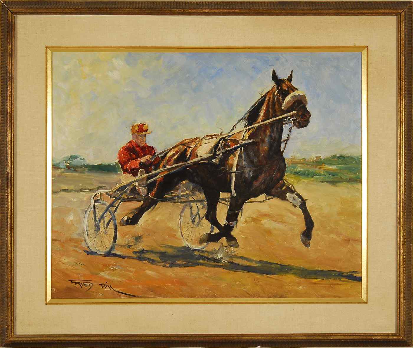 Appraisal: PAL FRIEDAmerican Hungarian - Harness Horse '' Signed lower left