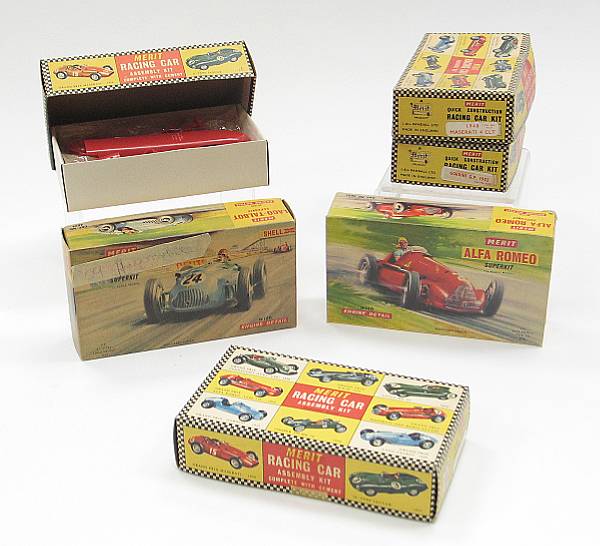 Appraisal: Merit Plastic model kits Lot comprising boxed British decorative kits