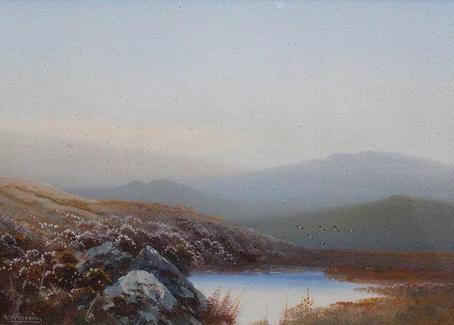 Appraisal: REGINALD DANIEL SHERRIN - 'Evening on the Lydford Moor' signed