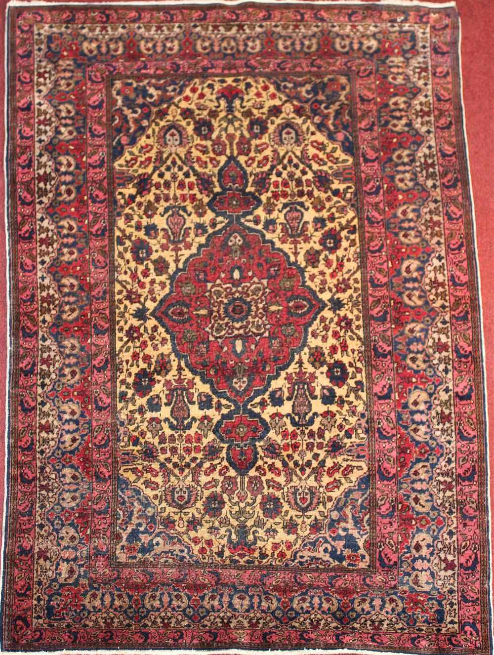 Appraisal: OUSHAK RUG approx ' '' x ' '' retail tag