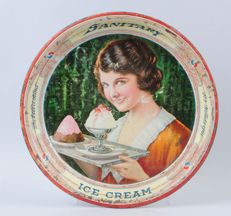 Appraisal: Sanitary Ice Cream Serving Tray Moderate to heavy wear on