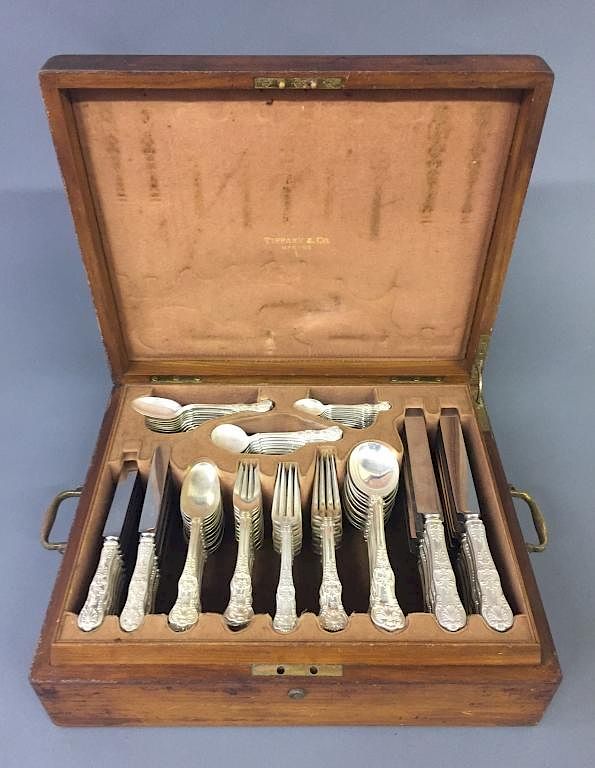 Appraisal: Tiffany Co Sterling Silver Flatware Set Tiffany Co sterling silver