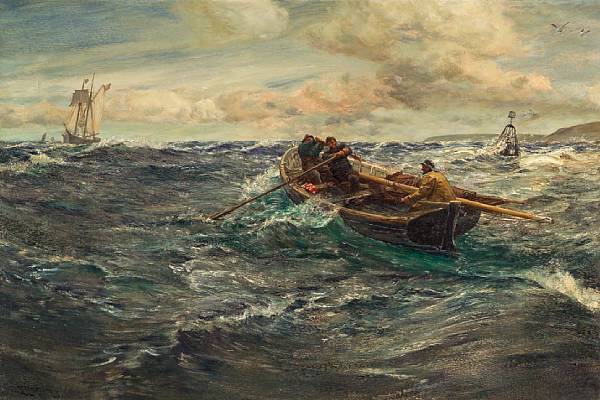 Appraisal: Charles Napier Hemy British - The pilot signed 'C Napier