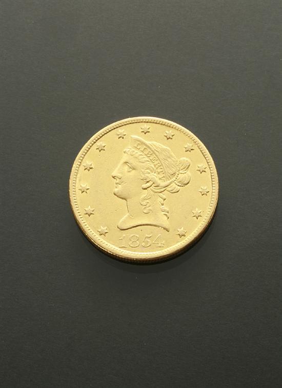 Appraisal: U S Eagle Ten-Dollar Gold Coin Dated O