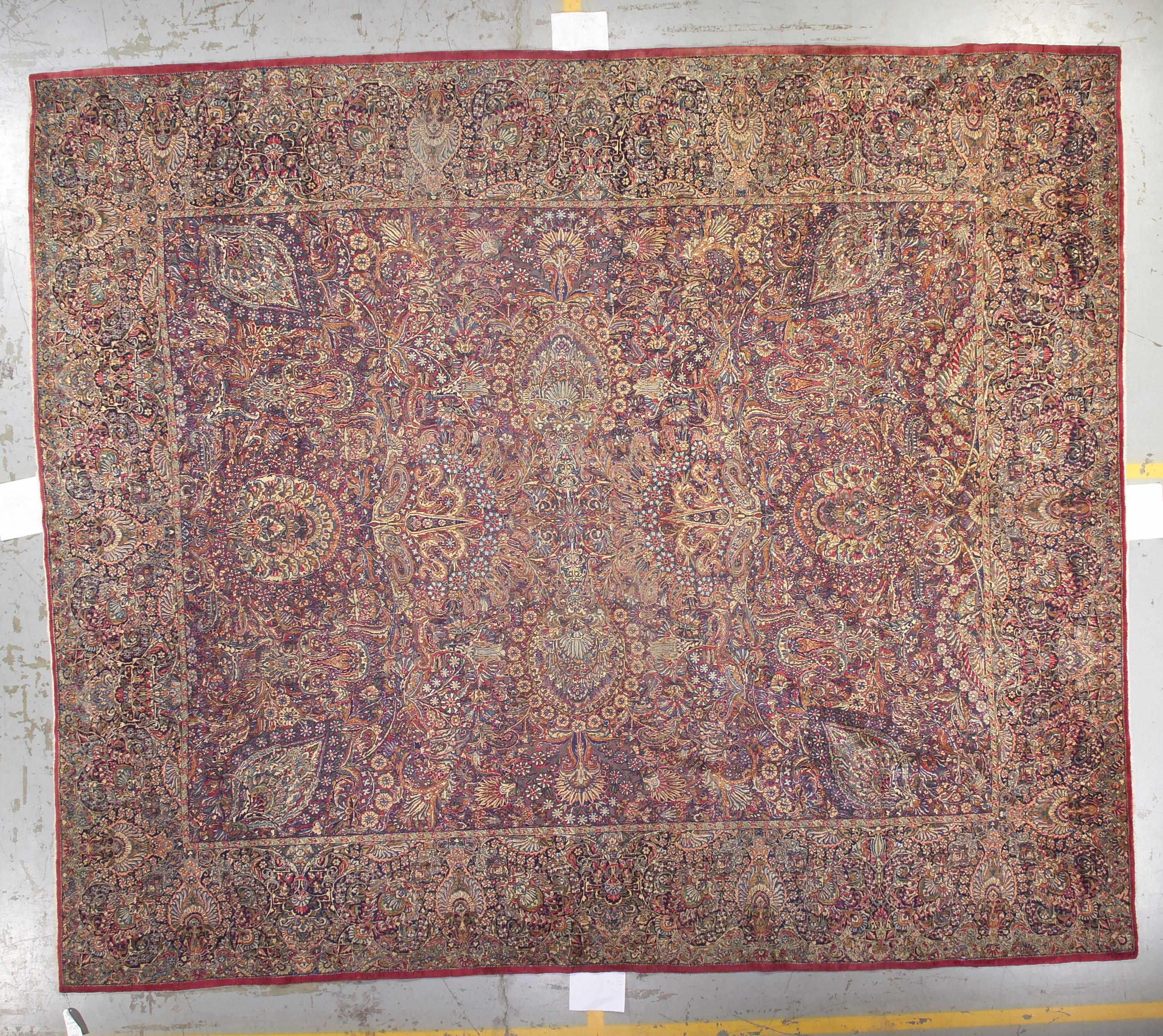 Appraisal: A Kerman carpet South Central Persiacirca size approximately ft in