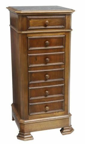 Appraisal: French Louis Philippe period walnut nightstand mid th c having