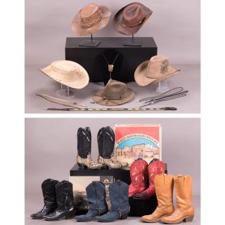 Appraisal: A Collection of Western Themed Items th Century A Collection