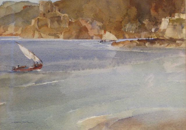 Appraisal: Sir William Russell Flint UK - x Watercolor Signed Lower