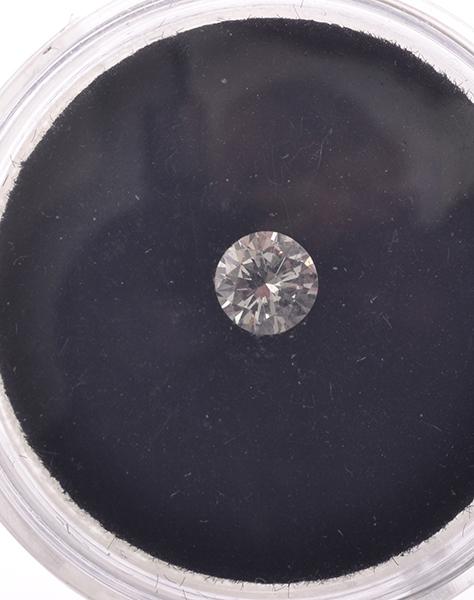 Appraisal: A LOOSE ROUND BRILLIANT CUT DIAMOND WEIGHING CTS A LOOSE