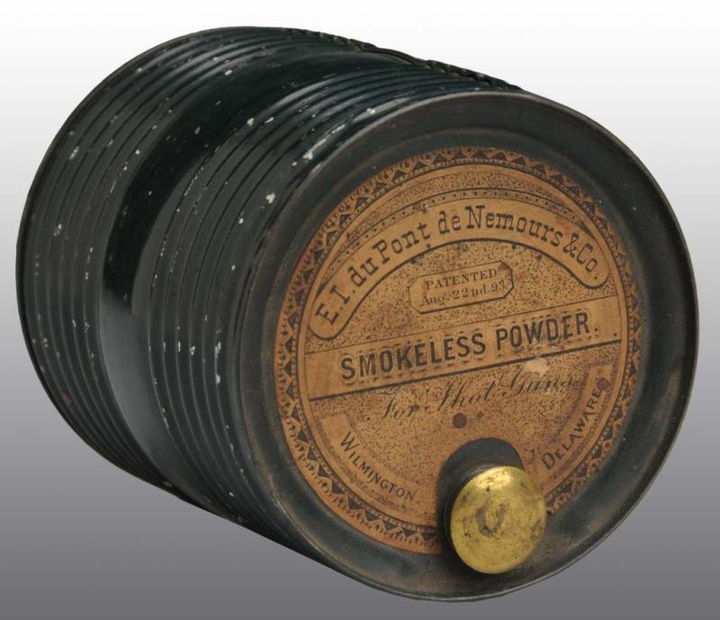 Appraisal: Dupont Powder Tin with Cap Condition Excellent Size - T