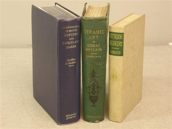 Appraisal: Various books on antiques and fine arts to include two