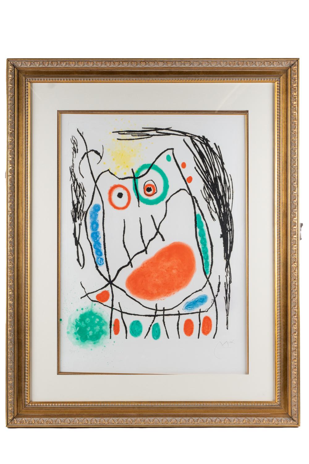 Appraisal: JOAN MIRO - GRAND DUC I etching hand signed and