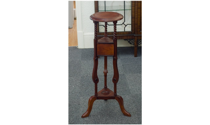 Appraisal: Mahogany Wash Stand inches in height