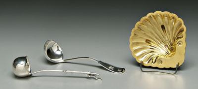 Appraisal: Jensen Tiffany and Kirk sterling Georg Jensen sauce ladle blossom