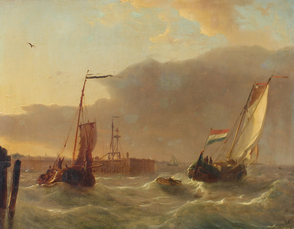 Appraisal: SCHIEDGES I Petrus Paulus Dutch - Scene off the Coast