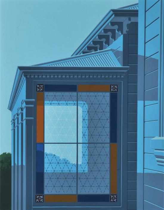 Appraisal: Peter Siddell New Zealander born Window screenprint x cm