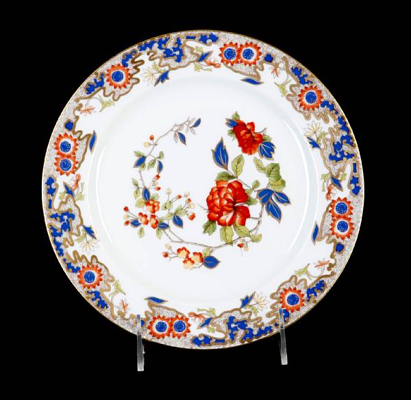 Appraisal: A set of twenty-three Bernardaud Limoges porcelain dessert plates in