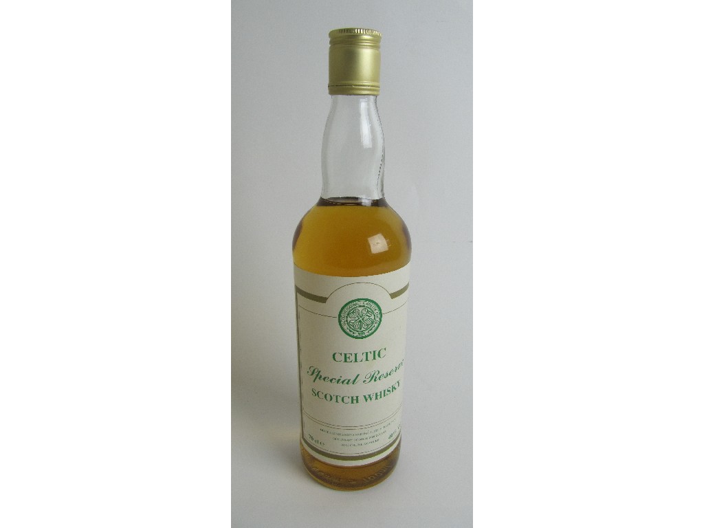 Appraisal: Celtic F C Special Reserve Scotch Whisky circa s cl