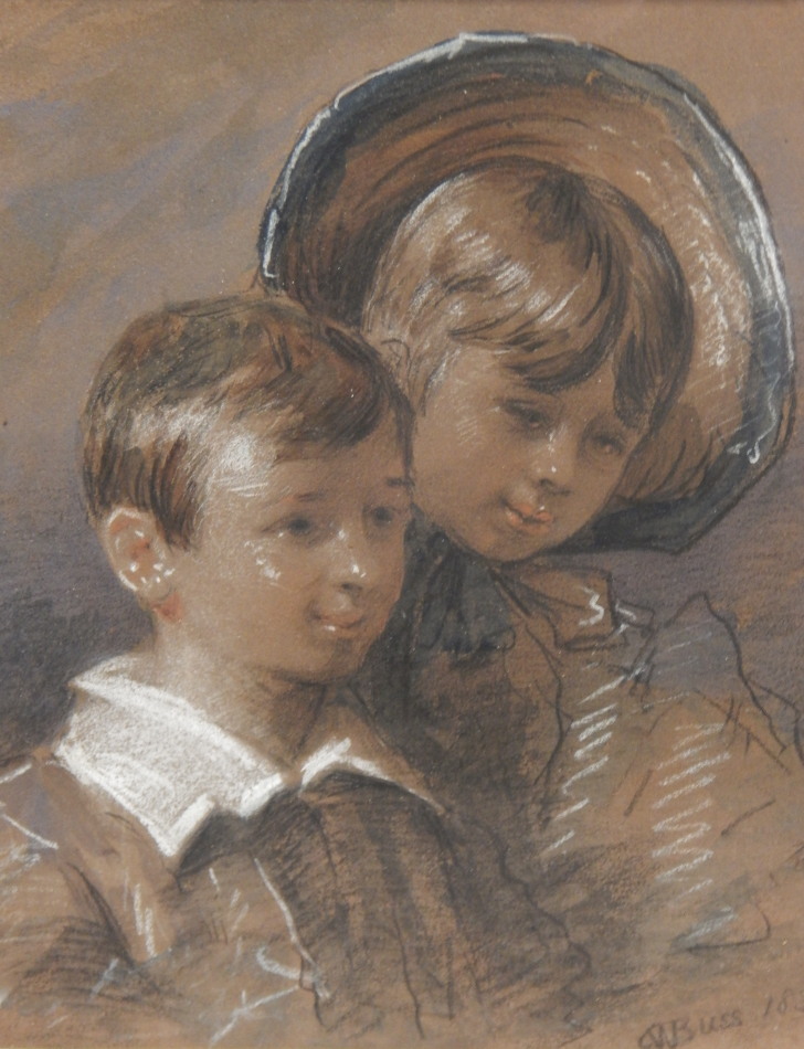 Appraisal: Robert William Buss - Miss Harding and brother - portraits