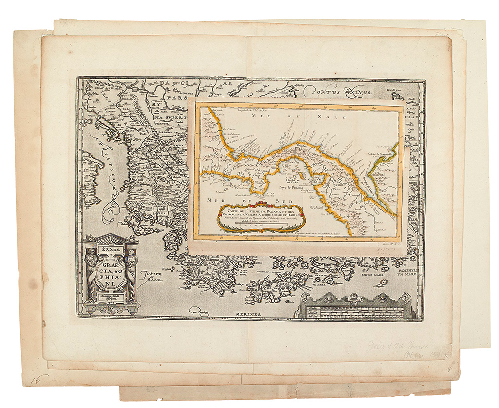 Appraisal: MISCELLANEOUS MAPS Group of fifteen engraved maps and views primarily