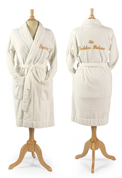 Appraisal: An Estelle Getty bathrobe from The Golden Palace CBS Television