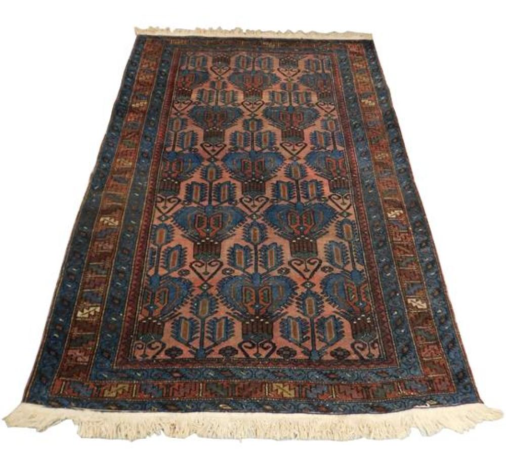 Appraisal: RUG Semi-antique Persian Hamadan ' x ' finely woven by