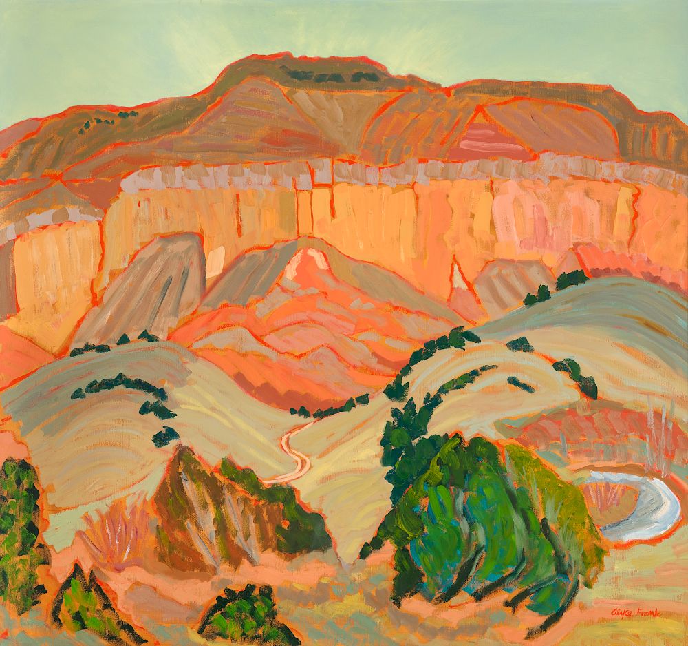 Appraisal: Alyce Frank Mesa at Ghost Ranch ALYCE FRANK b Mesa