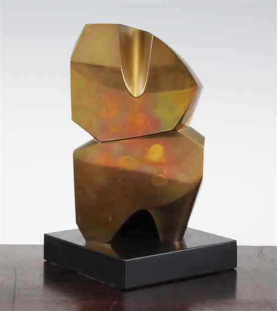 Appraisal: John Erskine Milne - Human Form a polished bronze sculpture