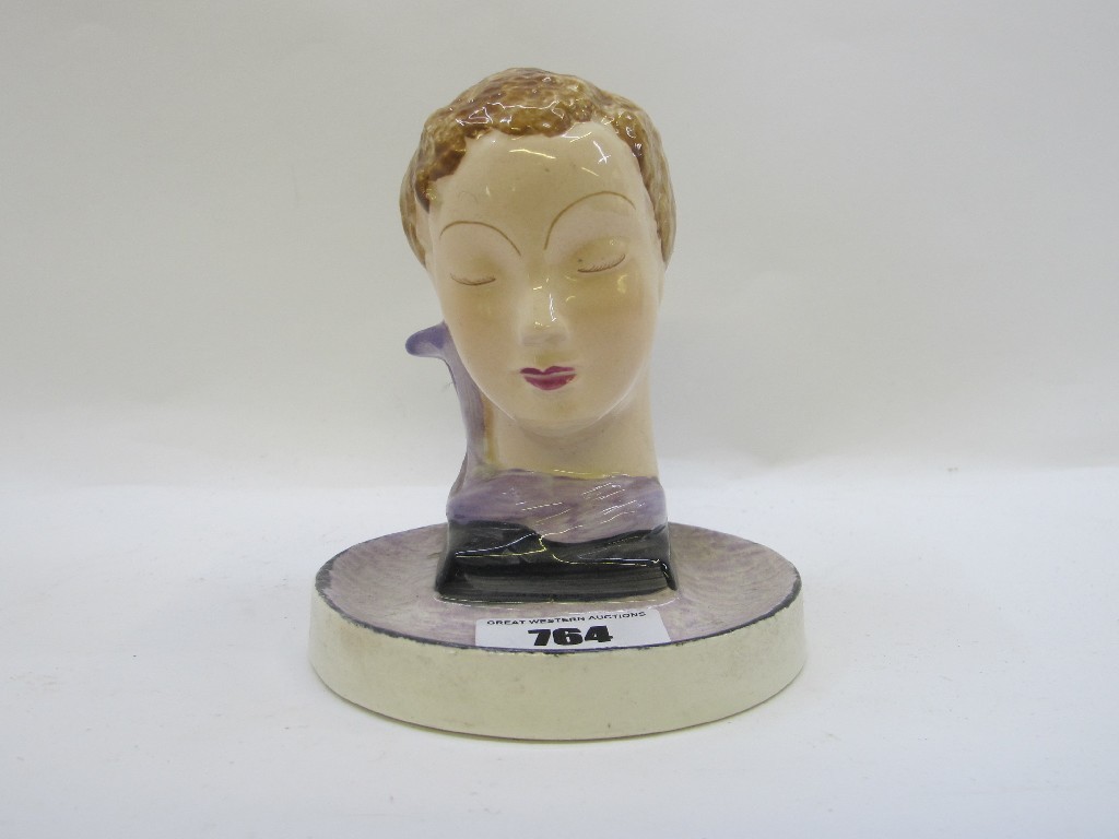 Appraisal: Goldscheider Deco style female head