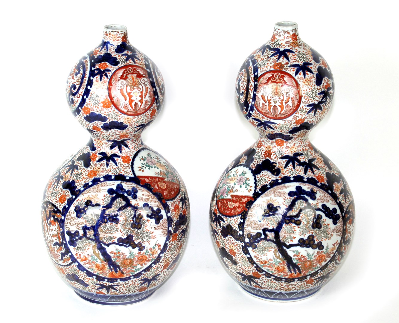 Appraisal: A large pair of Japanese Imari vases Meiji period of