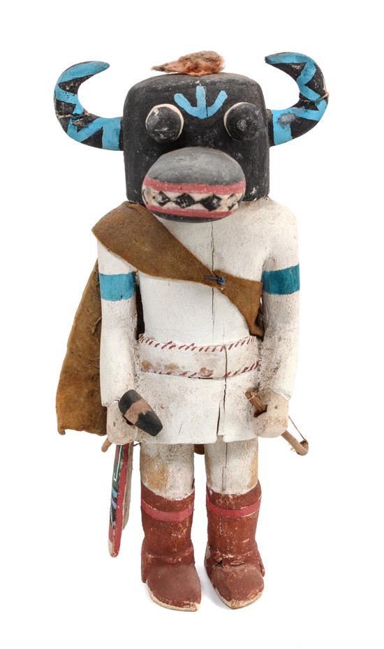 Appraisal: Sale Lot A Zuni Horned Ogre Kachina Height inches Georgia