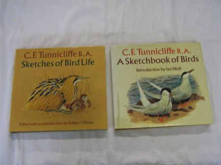 Appraisal: C F TUNNICLIFFE A STETCHBOOK OF BIRDS SKETCHES OF BIRD